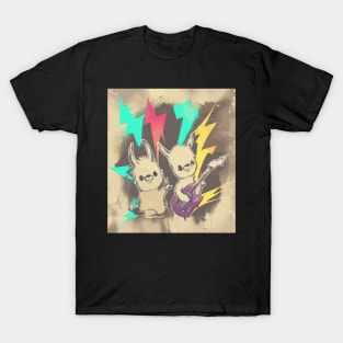 Street art graffiti rock and roll llamas T-Shirt